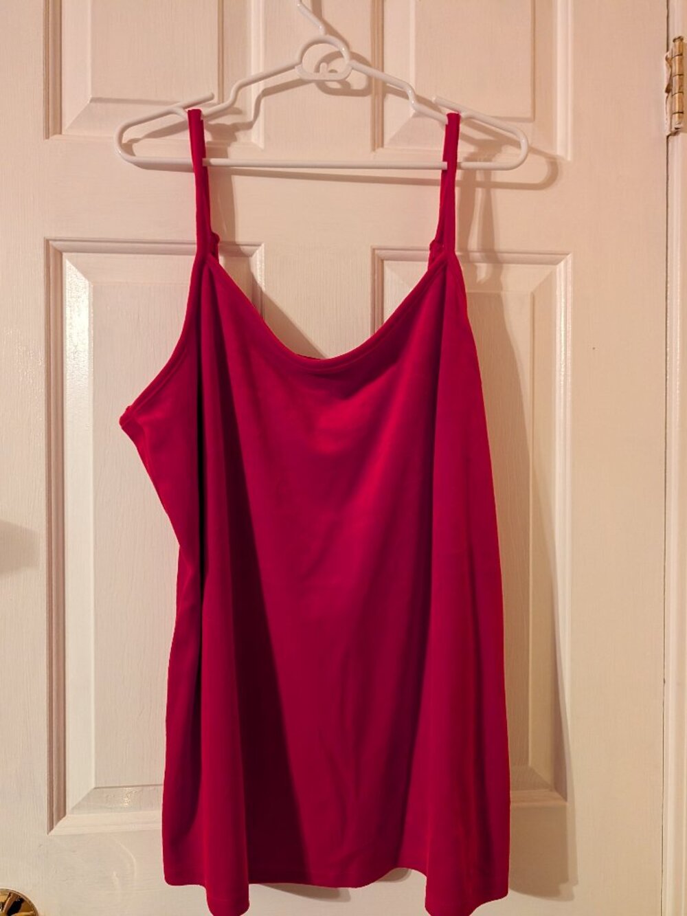 Torrid Red Tank Velour Cami ~ 3/3X/22-24 NWT
